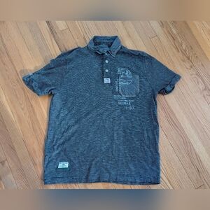 Casual Charcoal Polo Shirt
